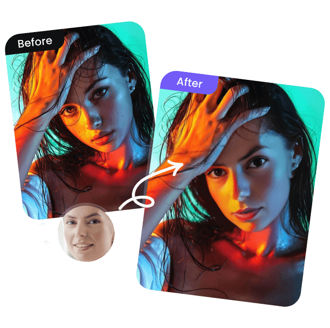 AI face swap